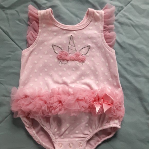 Baby Girl Clothes Lot Of Six Size 6-9 Months Minnie Mouse/Easter Bunny - Picture 6 of 16